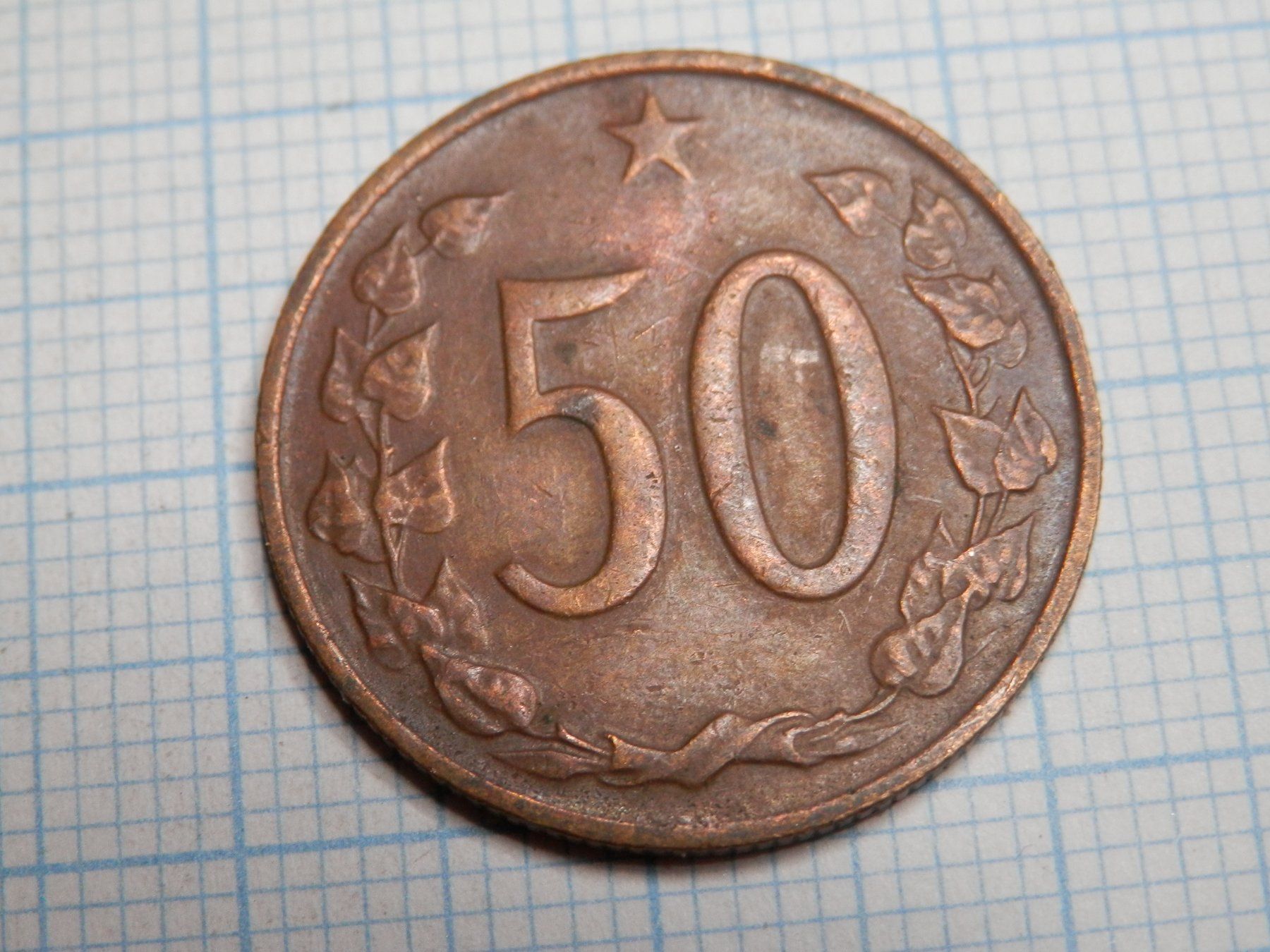 Tutti le monete: Tschechoslowakei 50 Heller, 1970 – Usato da Weiach venduto da weiach81 1