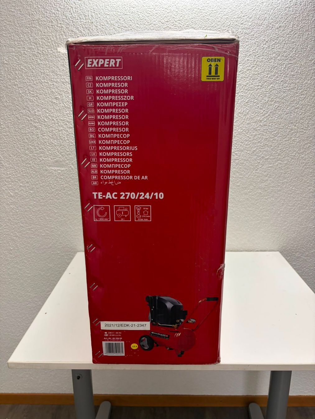 Einhell Compresseurs: Neuer 24 Liter Kompressor von Einhell – Neuf avec emballage d'origine à Rüthi (Rheintal) par Balty 2