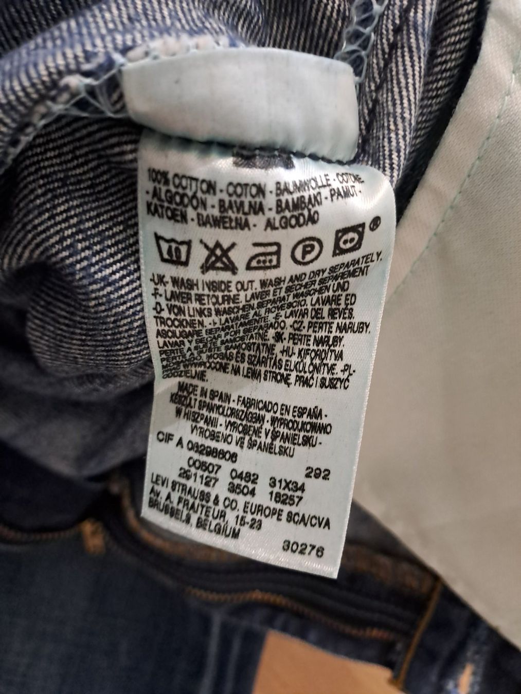 Levi's Jeans: Levis 507 W33 L34 – Usato da Meyrin venduto da dijin 9