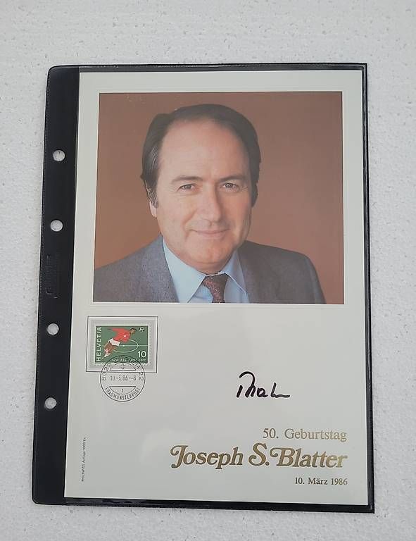 Autographes: Sepp Blatter autogramm – D'occasion à Zürich par mag_y68h