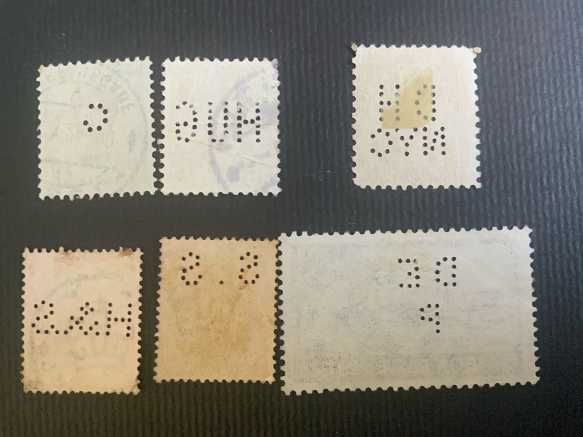 Tous les timbres: Briefmarken Perfin – D'occasion à Binningen par chr_cr5n 1