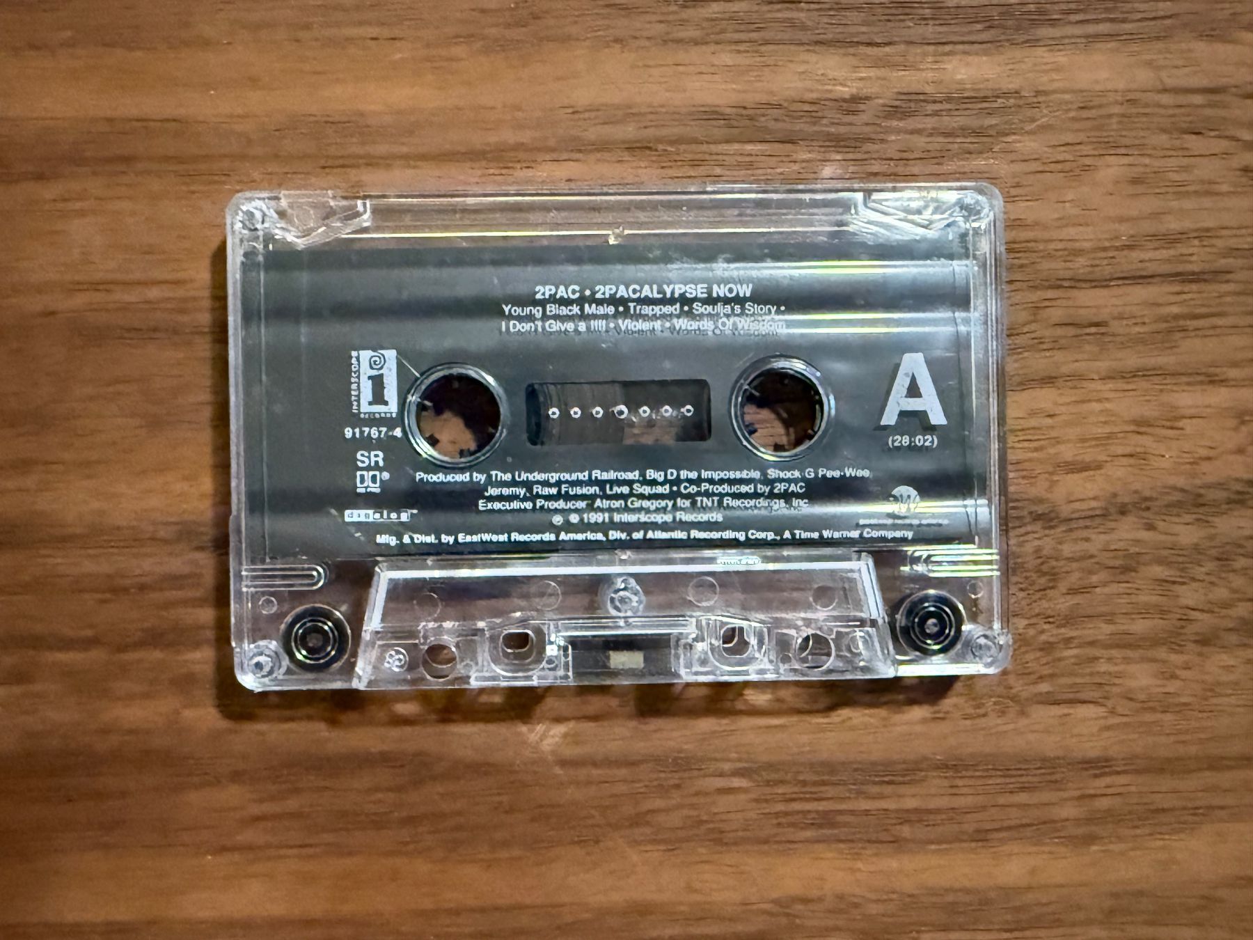 Musicassette: 2PAC - 2PACALYPSE NOW / Cassette MC – Difettoso da Delémont venduto da cpop 1