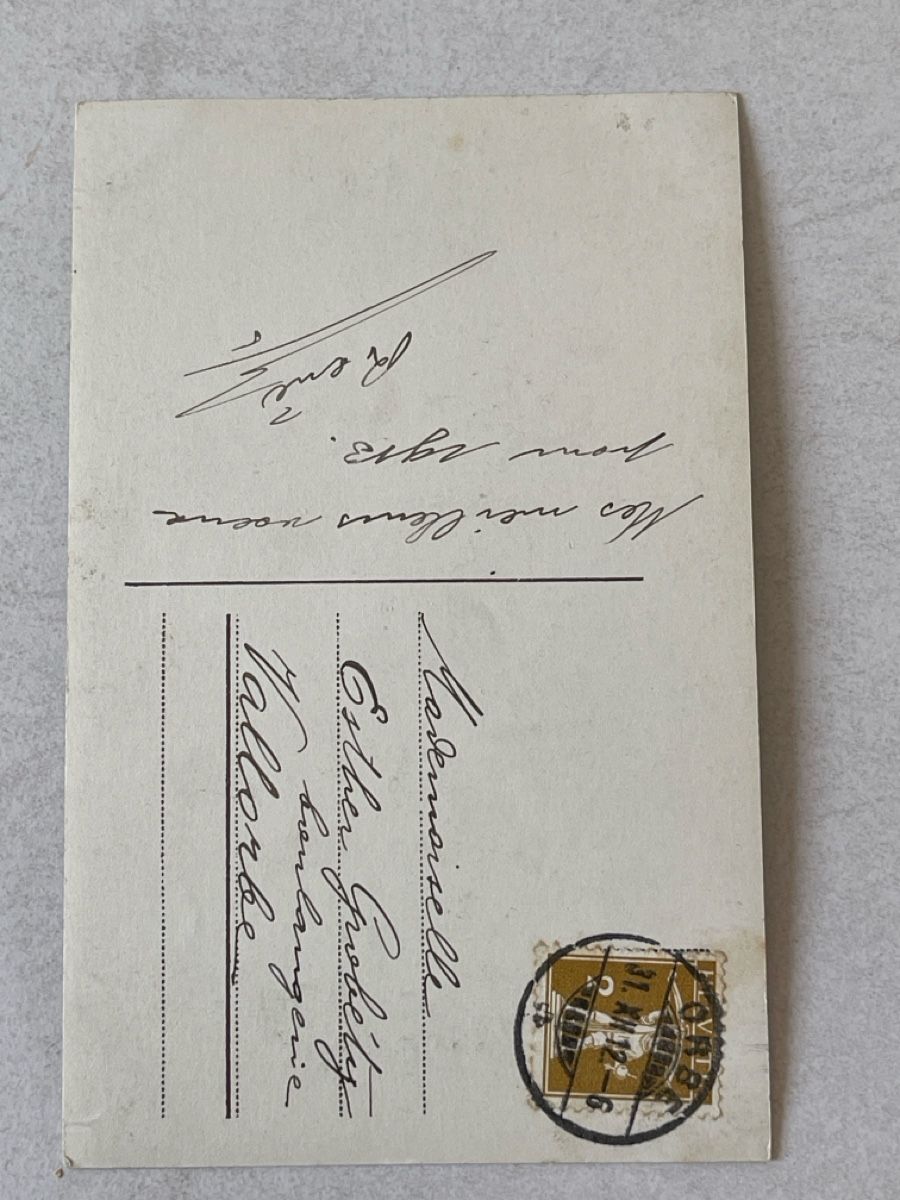 Cartoline postali: Alte Ansichtskarte "Bonne Année!" von 1913! – Usato da Strengelbach venduto da Aschatan5 1