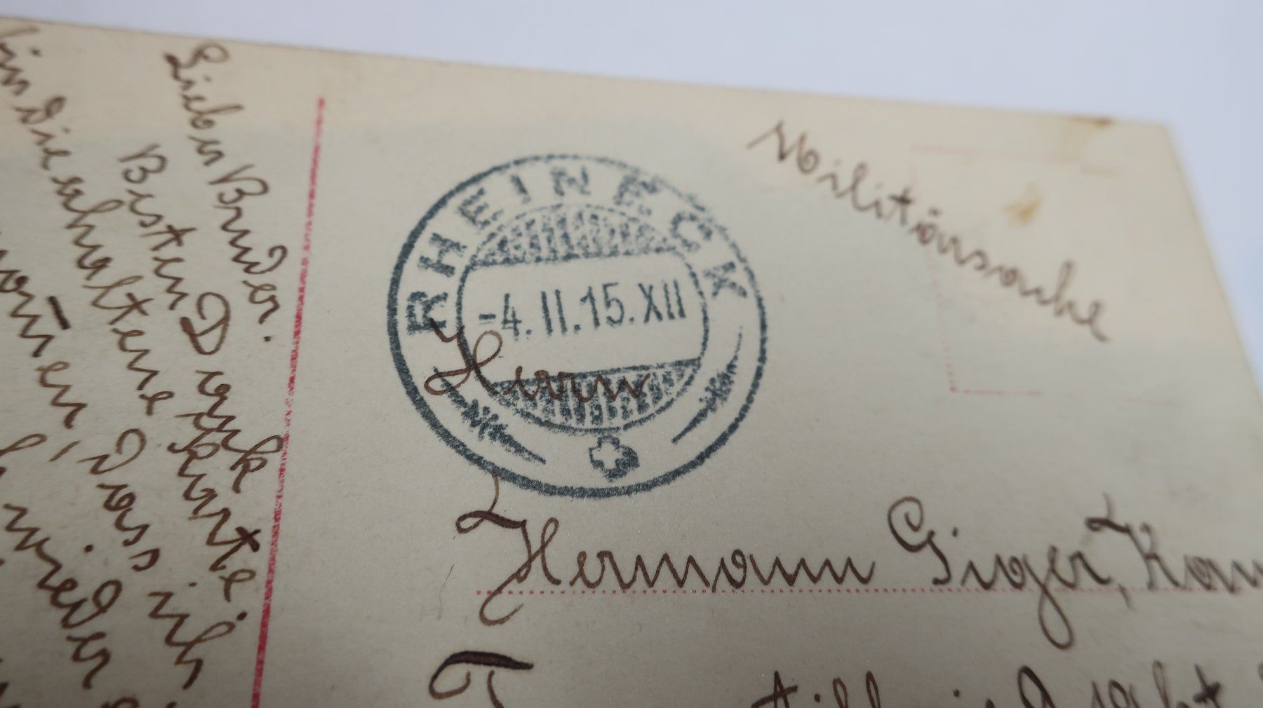 Ansichtskarten: Säntiskette mit Tosbach  1915 – Gebraucht aus Cormoret von Pascalll2001 5