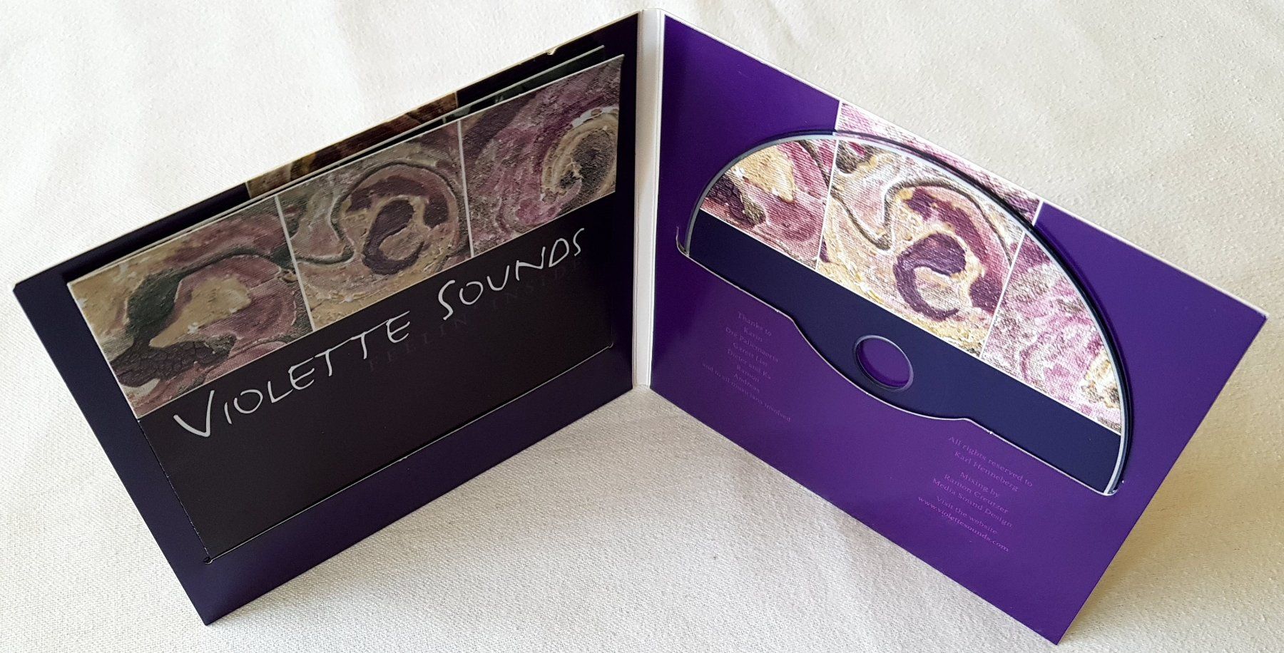 CD: Violette Sounds – Feelin Inside - CD - 2009 - First Press – Usato da Uster venduto da Zardodel 6