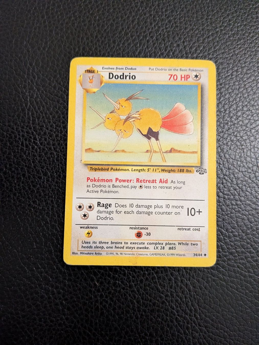Pokémon Carte collezionabili: Jungle Dodrio 34/64 Ab 1 – Usato da Paradiso venduto da Pkmn10