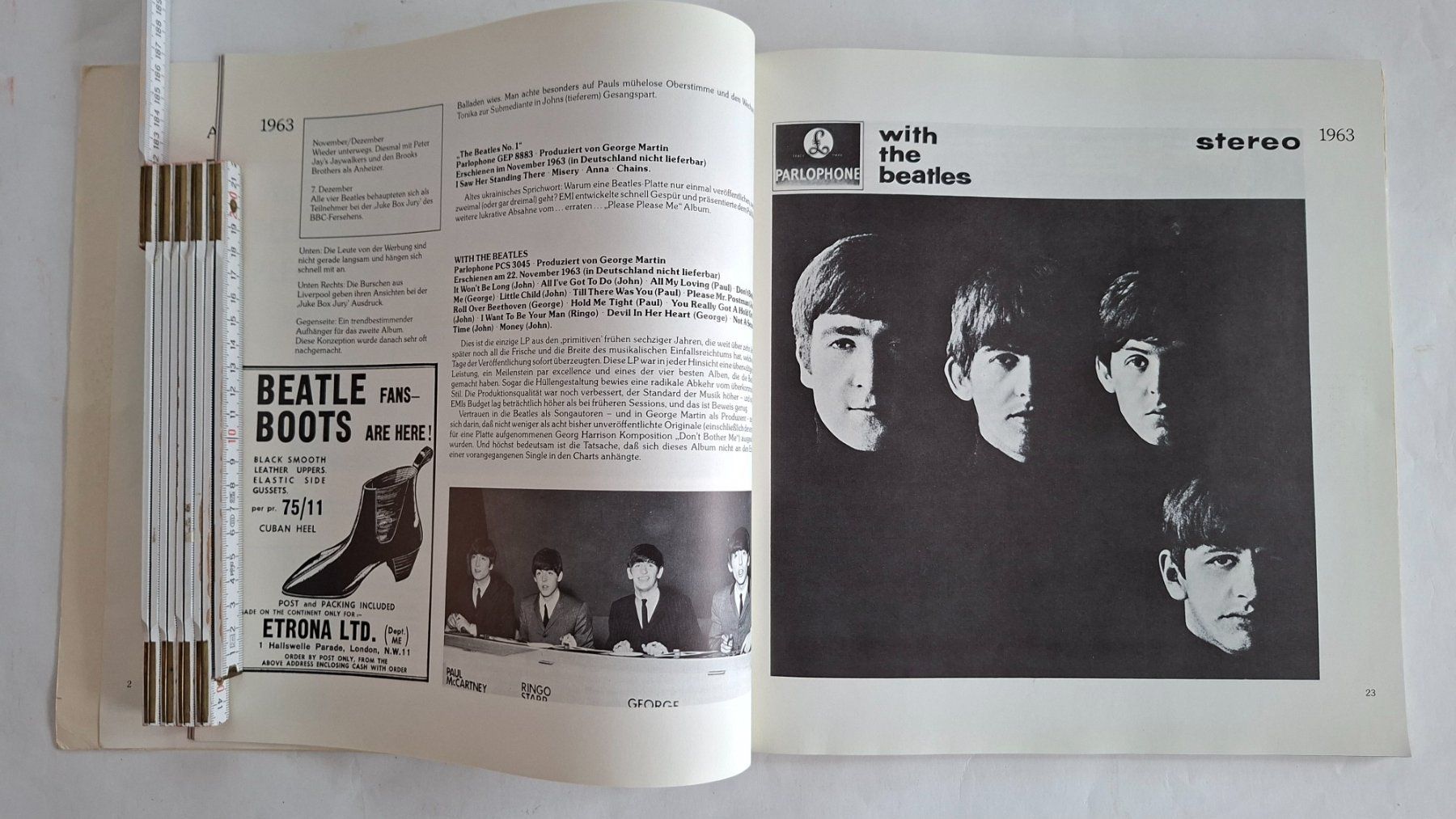 Libri: Die Beatles - Eine illustrierte Dokumentation – Usato da Opfikon venduto da Diversamente 3