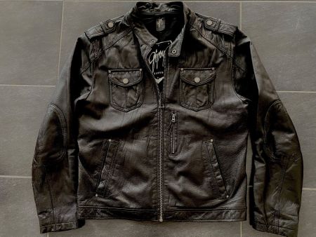 GIPSY/ MAURITIUS ECHT LEDERJACKE SCHWARZ GRÖSSE M. NEUWERTIG