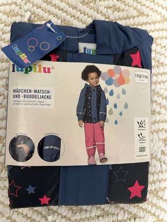 Lupilu Matschjacke Gr. 110/116, Neu, für Mädchen, Top!
