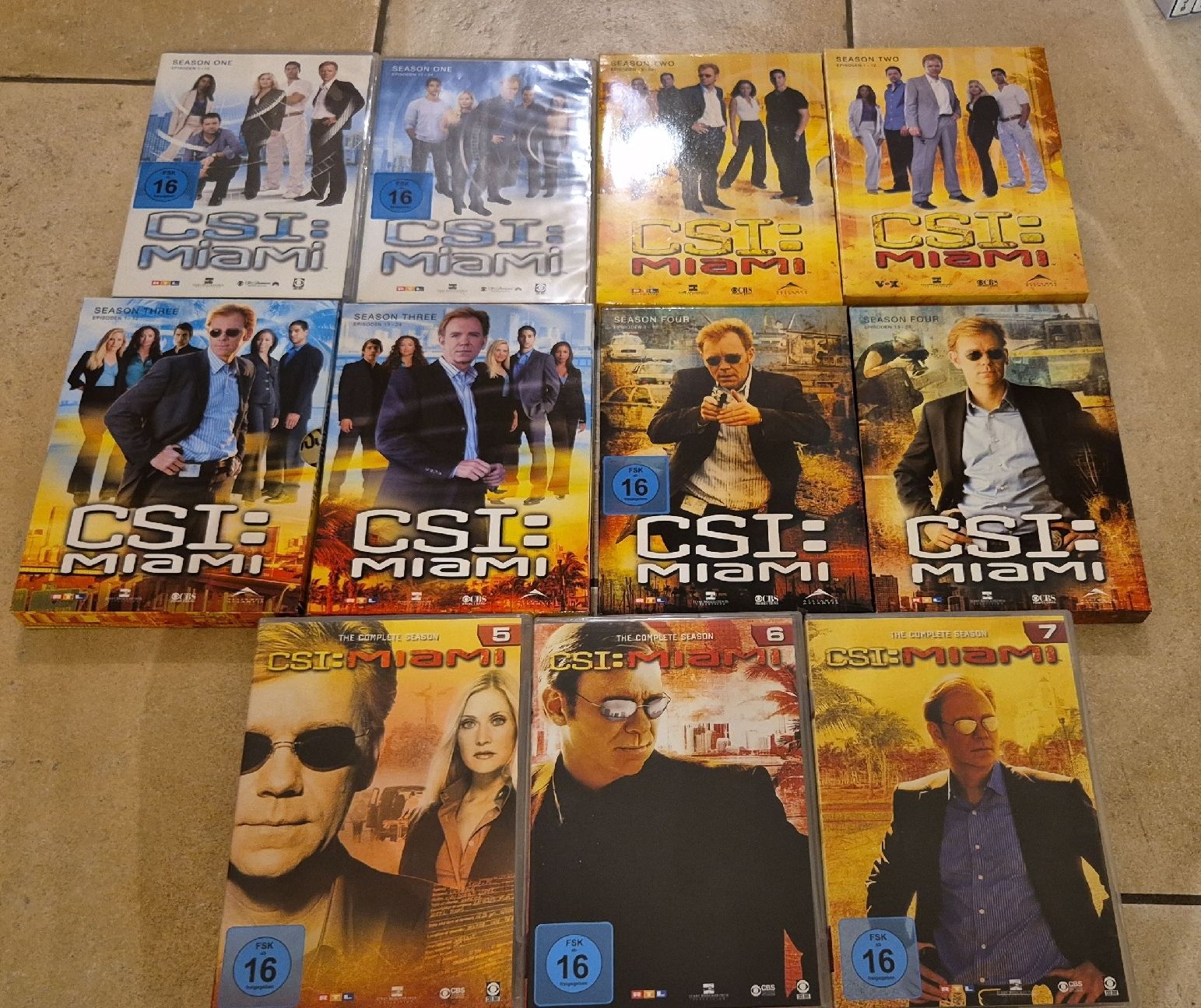 Alle DVDs: CSI: Miami Staffeln 1-7 DVD Box Set – Gebraucht aus Regensdorf von