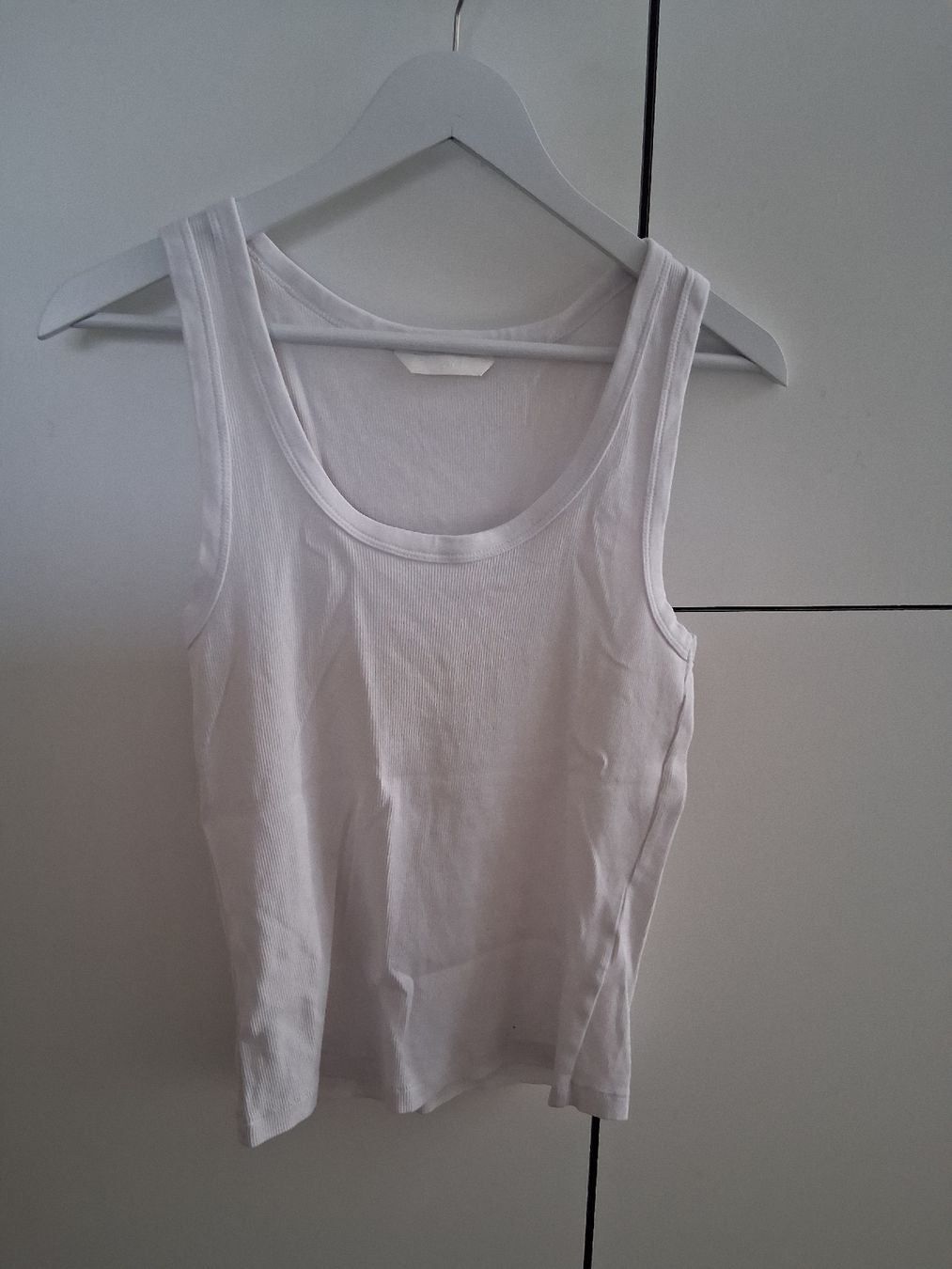 H&M Top: 2 für 1 Top basic, Weiss Grösse M  – Usato da Au ZH venduto da scheimir 2
