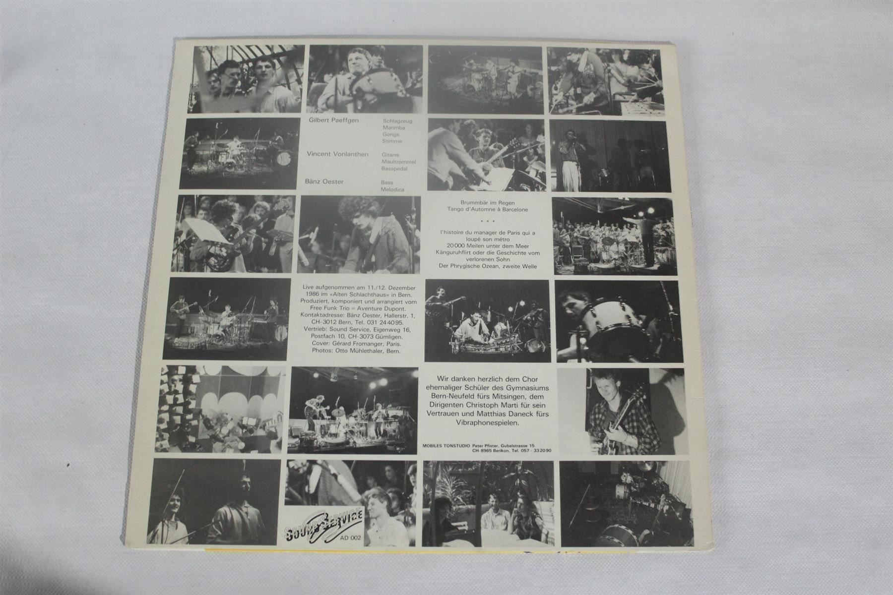 Accendini: FREE FUNK TRIO: Aventure Du Pont – Usato da Bern venduto da vinyl-heaven 2