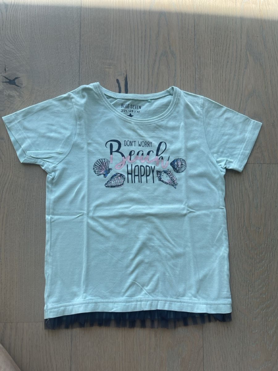 Blusen, T-Shirts & Tops: Blue Seven, so süsses Shirt, mint, Grösse 128 – Gebraucht aus Meilen von Golfer04