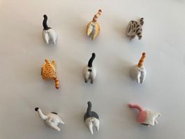 Katzen Kühlschrankmagnete 9er Set