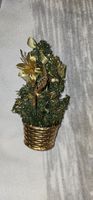 Goldiger Mini-Weihnachtsbaum, Tischdeko, Top Zustand!
