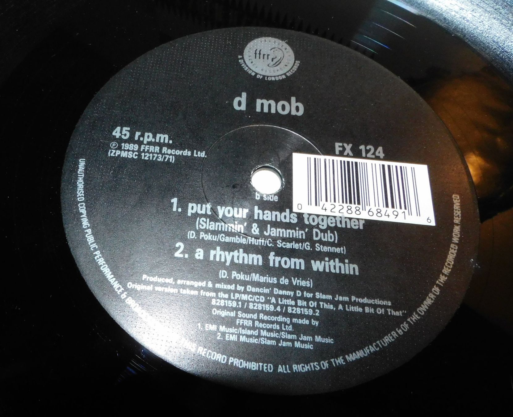 Dischi in vinile: LP - d mob - Slammin & Jammin - 1989 Schallplatte    Lp sind – Usato da Sursee venduto da 76 1