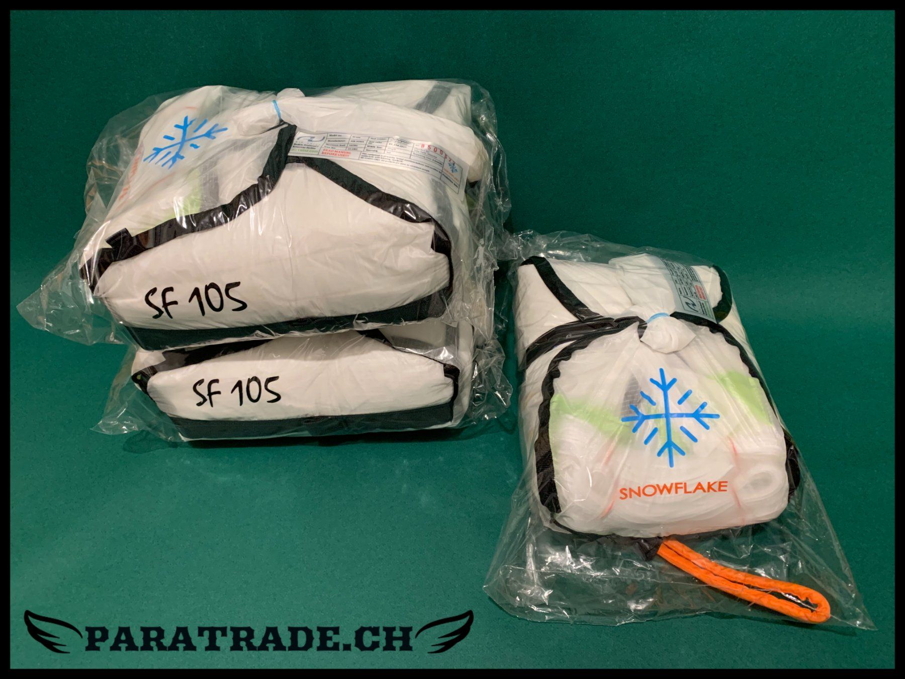 Sport dell'aria & Aquiloni: AirVuisa Snowflake SF-105 – Nuovo e nell'imballaggio originale da Walenstadtberg venduto da Paratrade77