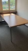 Bürotisch Bucheoptik Metallgestell. Top Qualität.Büro Schoch