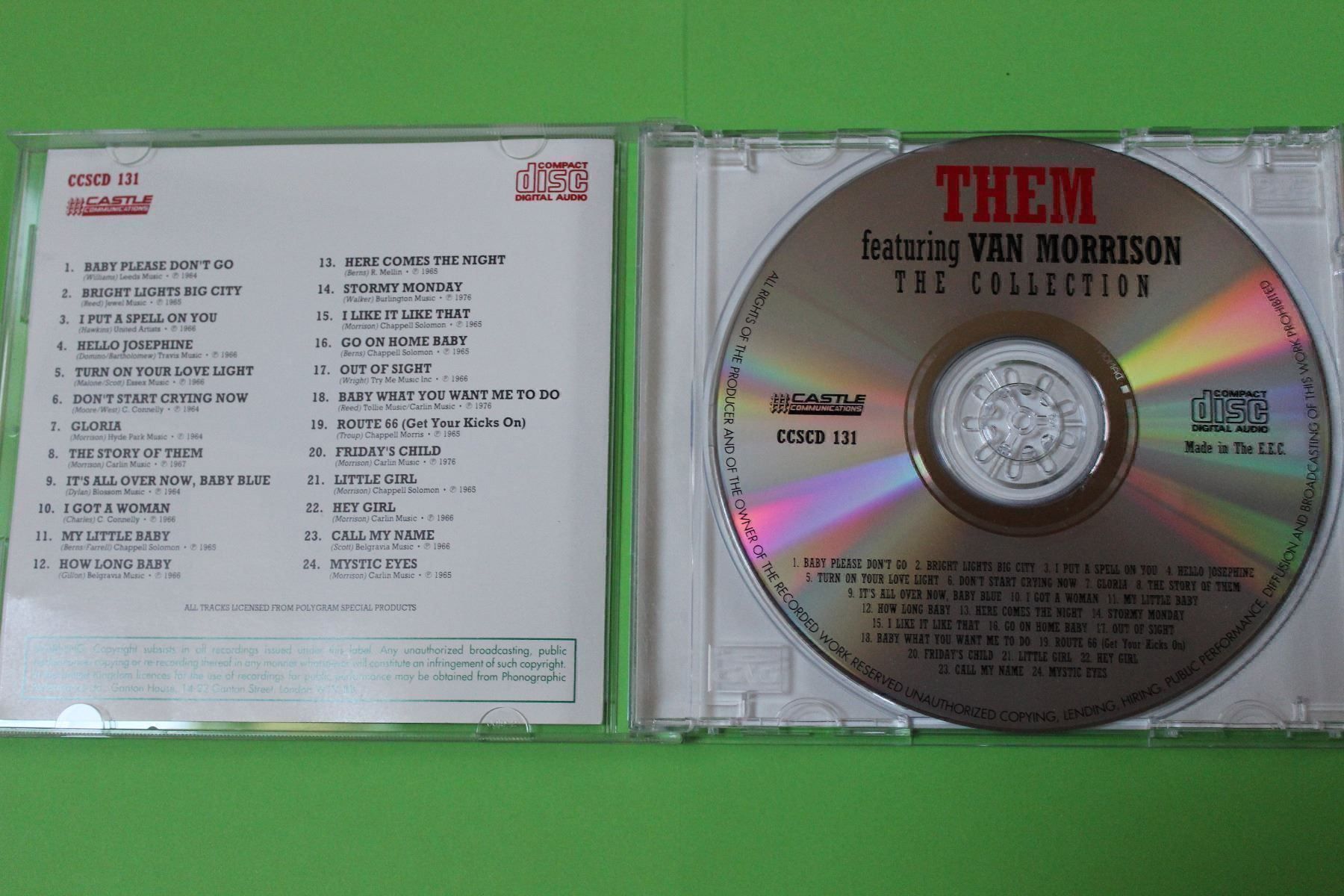 CD: THEM (feat. Van Morrison) - THE COLLECTION CD 1986 – Usato da Tübach venduto da JamesStone 2
