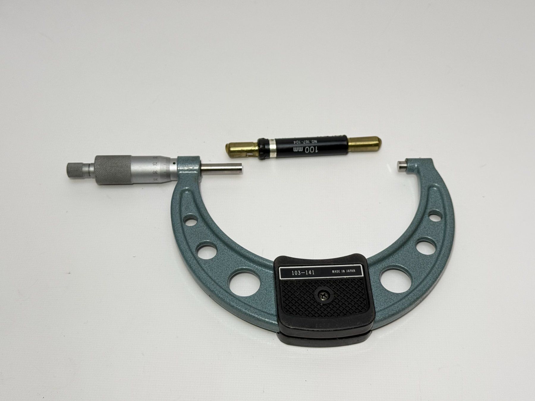 Mitutoyo Misurare: Mitutoyo 100-125mm Aussenmikrometer Mikrometer – Usato da Boswil venduto da ABLagerBoswil 4