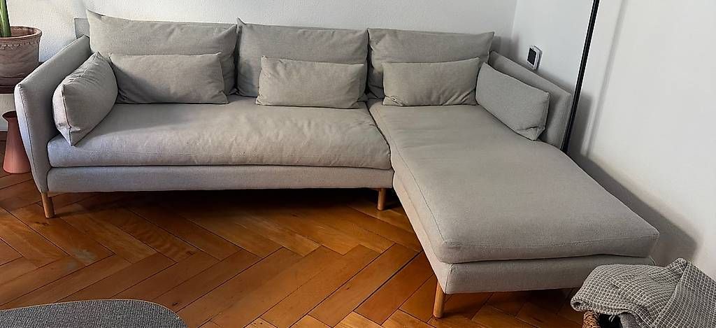 Divani: 3-Sitzer Ecksofa (Récamiere rechts) – Usato da Zürich venduto da Beatnu