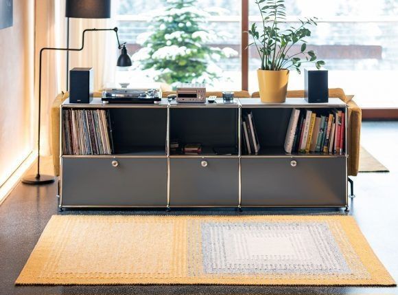 USM Cassettiere: USM Sideboard Anthrazit  – Usato da Zürich venduto da LUXUS2020
