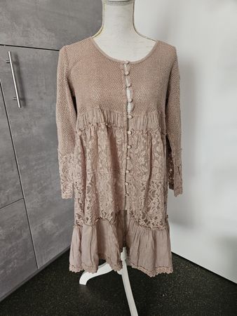 Jeanne d'Arc Living Kleid mit Spitze altrosa Grösse M