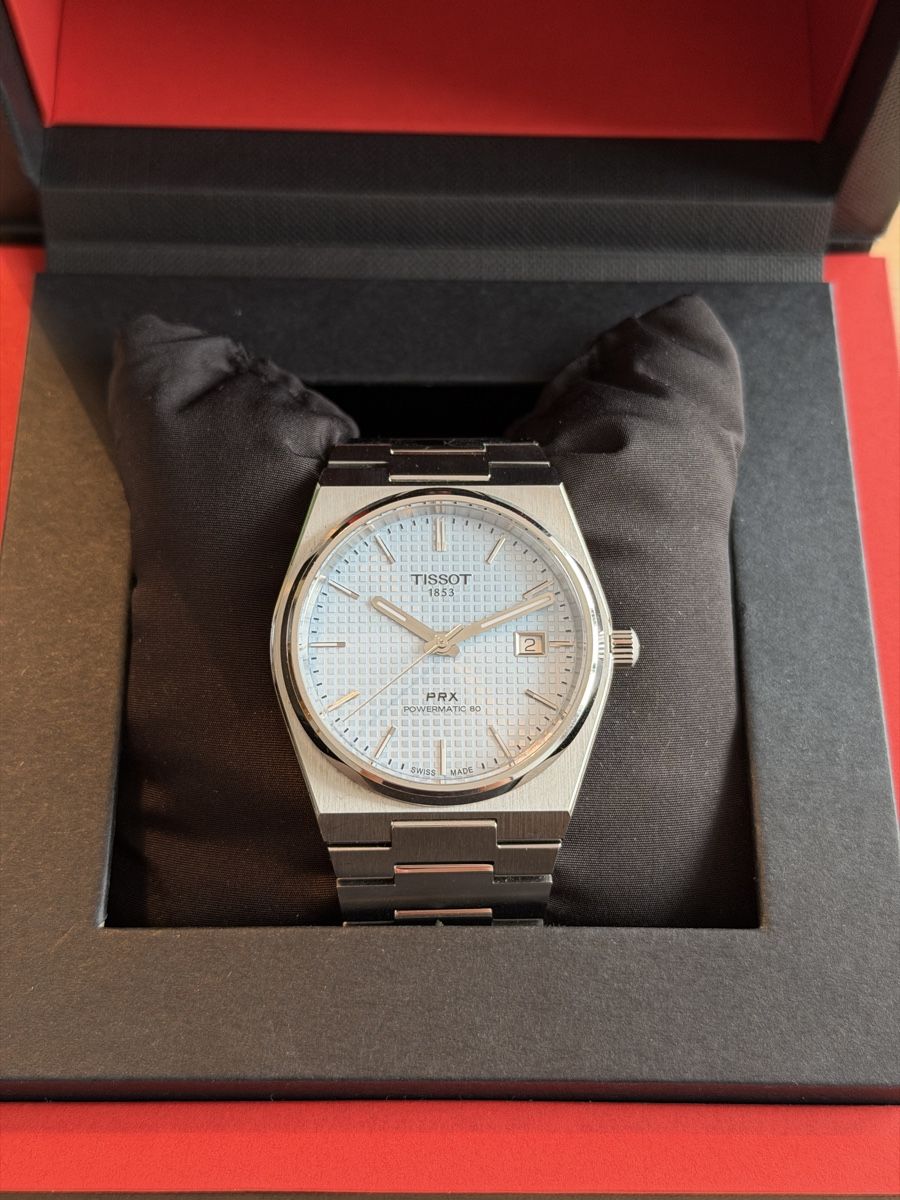 Tissot Uhren: Tissot PRX Powermatic 80 - Hellblau – Gebraucht aus Rossrüti von MarktKompass 1
