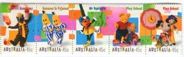 Briefmarken "Puppen, Teddybär". Australien.