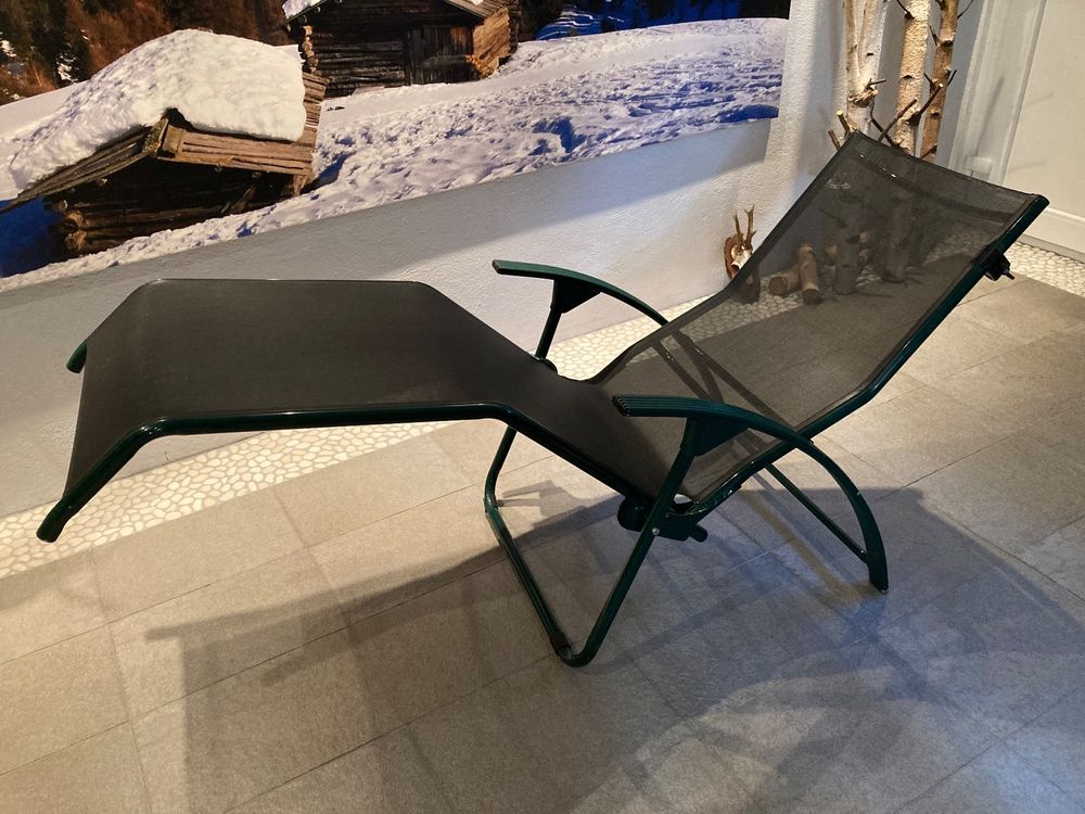 Kettler Bäderliege "Tampa", Liegefläche schwarz, Rahmen grün Kaufen