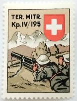 Soldatenmarke 2.WK, Ter Mitrailleur Kp IV/195, Wi Ter 406