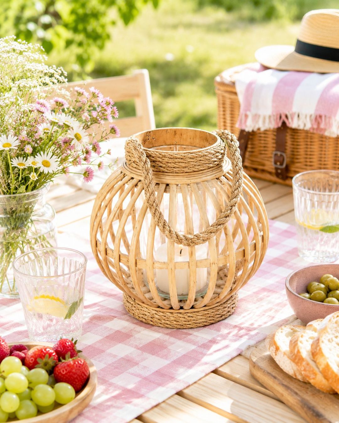 Altro in Decorazioni & Accessori: Rattan Laterne mit Glas 21 cm – Nuovo (secondo la descrizione) da Fully venduto da VaneaSelection