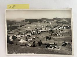 alte Flugaufnahme Schwellbrunn Appenzell