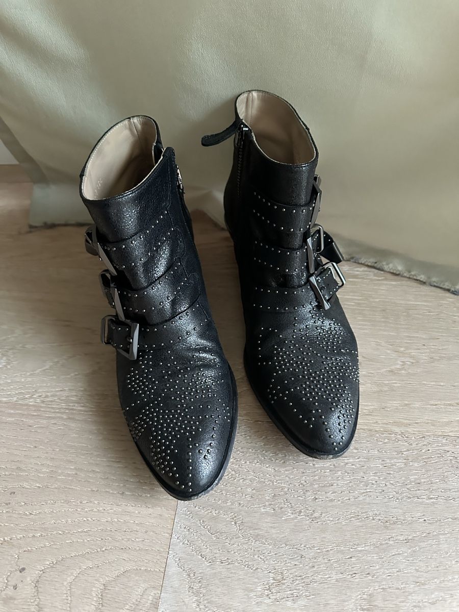 Chloé Scarpe da donna: CHLOÉ Iconic Susanna ankle boots silver, s.36.5 – Usato da Zürich venduto da Restesindsuess 2