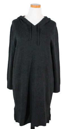 CECIL Strickkleid mit Kapuze Gr. XL