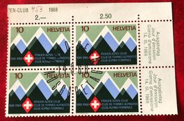 4 er Block Nr.453 mit Stempel Bern   
