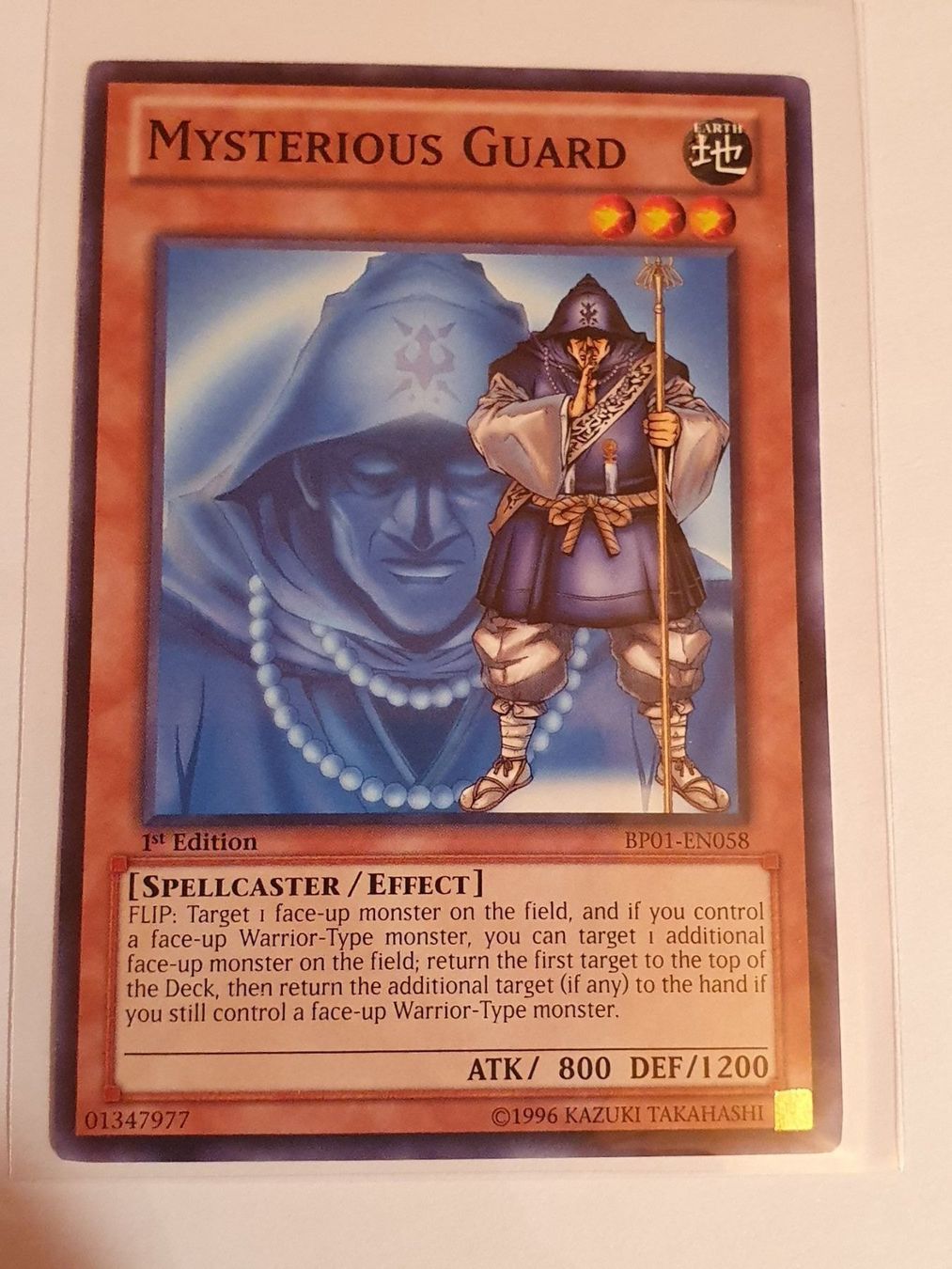 Yugioh Sammelbilder & Trading cards: Mysterious Guard Yugioh first Edition – Gebraucht aus Oberdorf BL von BaldenEagle