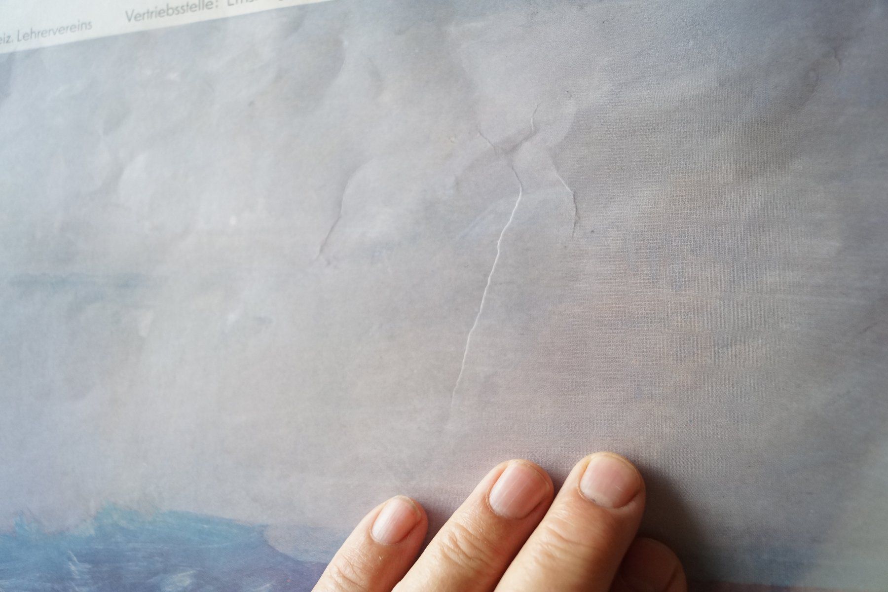 Foto & Immagini: Schulwandbild 156 Passlandschaft Albert Chavaz SONDERPREIS – Usato da Härkingen venduto da sammelbecken 3