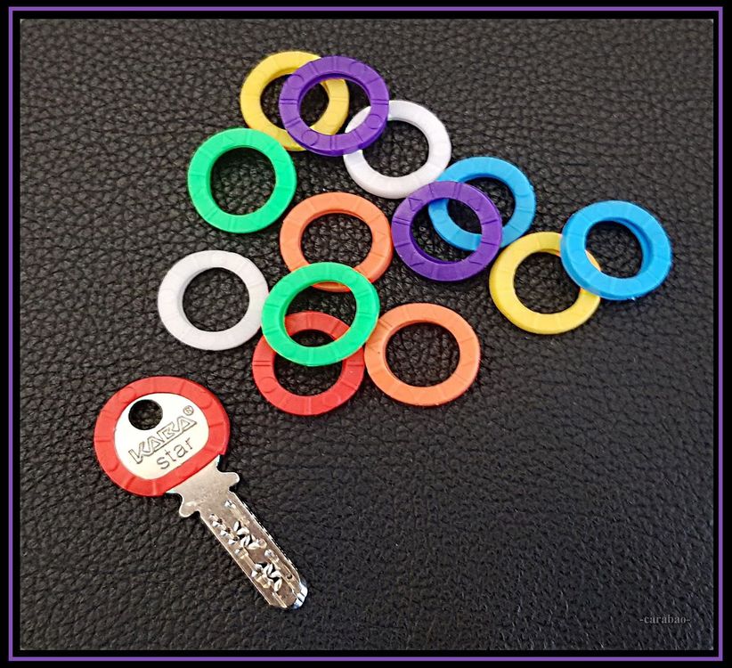 Schlüsselkappen diversen Farben.TOP IDEE