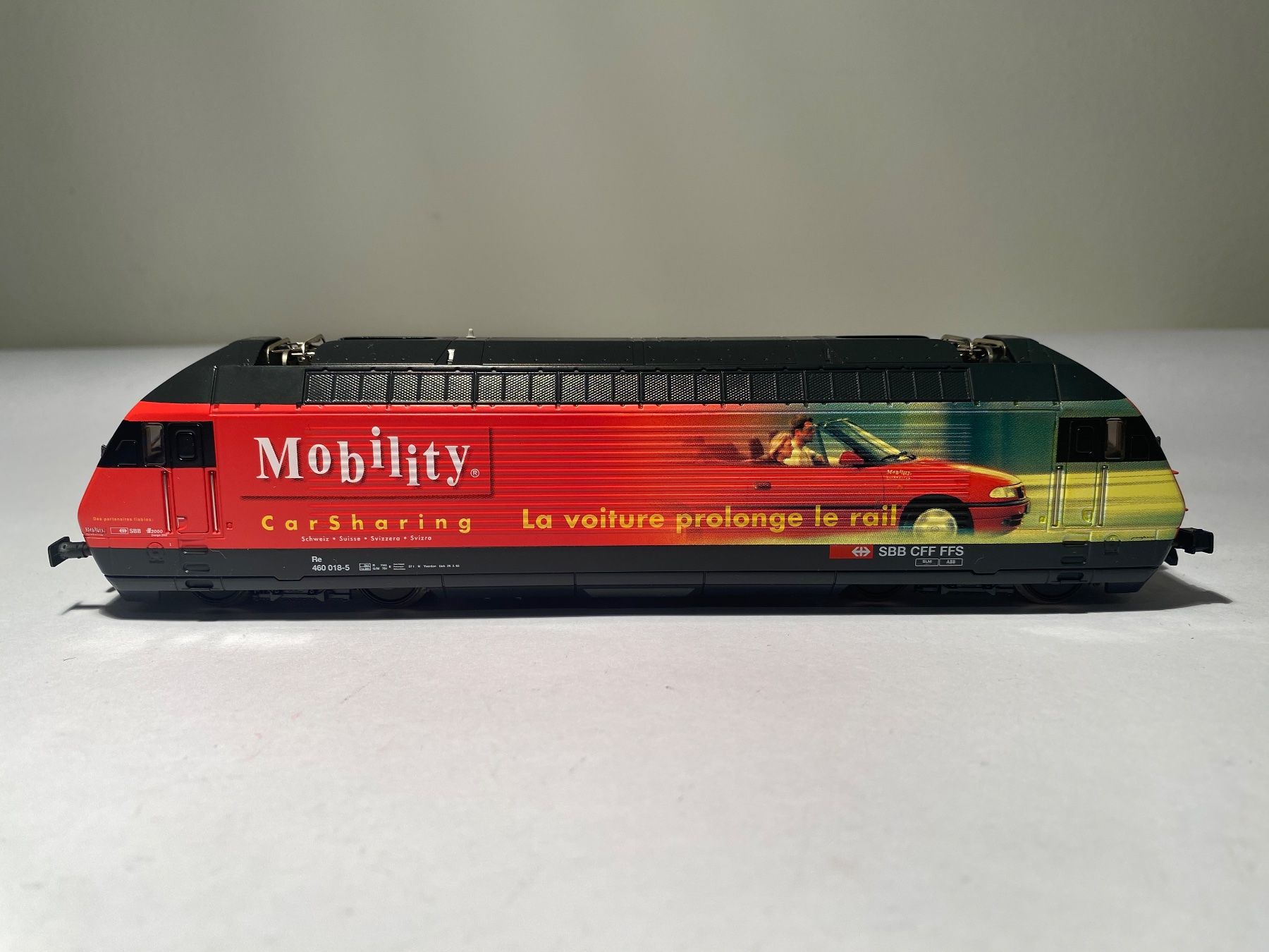 Hag Modellini di ferrovie: HAG  E-Lok RE460 SBB MOBILITY, DC Analog – Usato da Buchrain venduto da Modellbahn11 3
