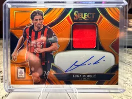 Panini Select serie a Luka Modric /49 Auto/Patch