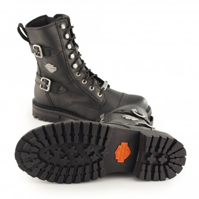 Motorcycle Riding Boots Harley-Davidson Damen Motorradstiefel D83877 - Knöchelhoch, Leder & Seitliche Reißverschlüsse Harley Davidson Boots