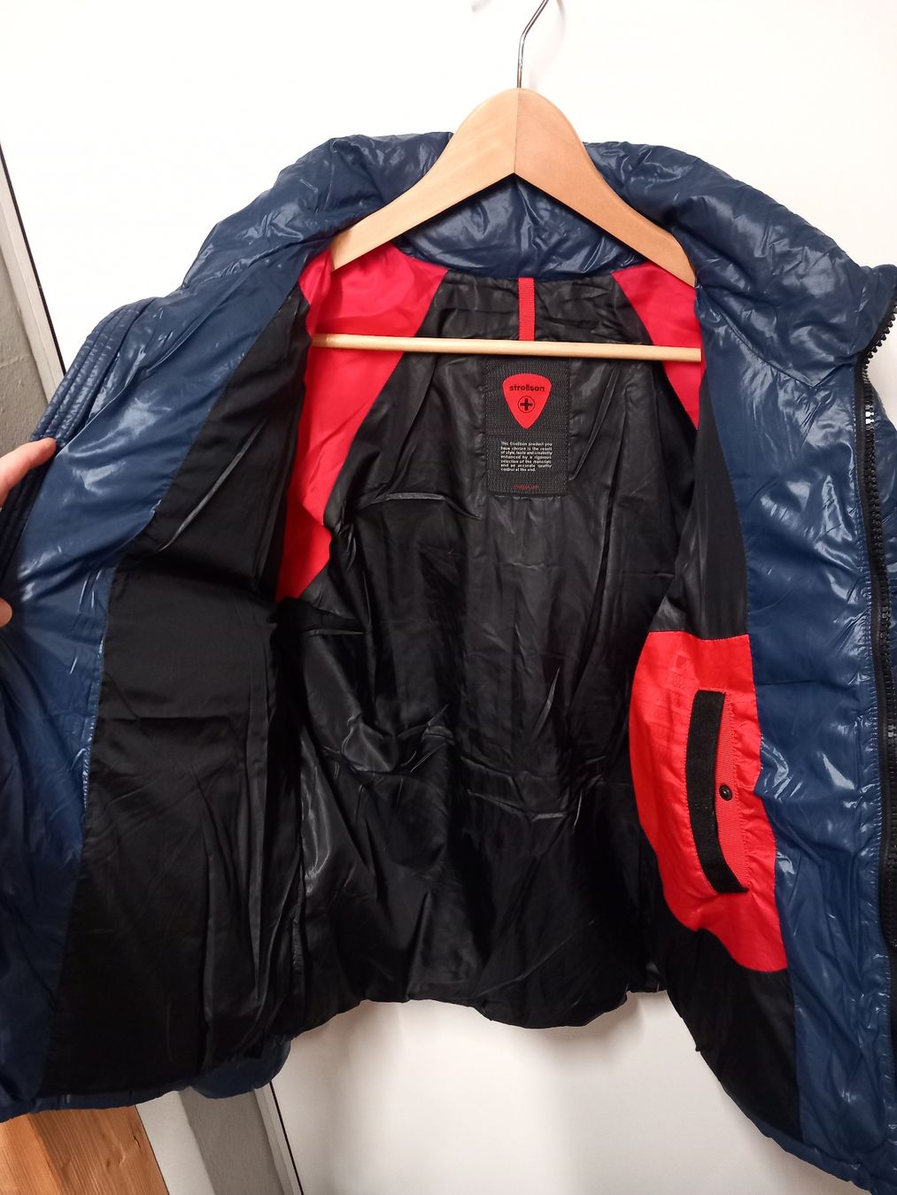 Strellson Giacche: Strellson Herren Daunenjacke Gr. 48 blau – Usato da Merligen venduto da muss_haben 2
