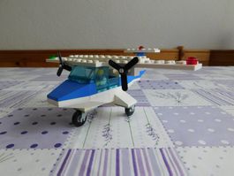 Legoland Kleinflugzeug blau weiss.