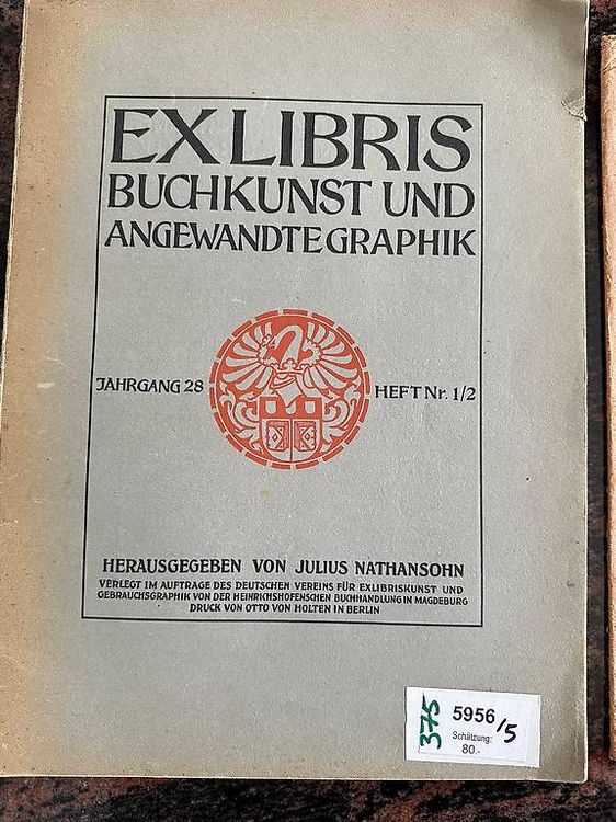 Livres: 5 Bücher/Hefte Ex Libris 1928, 1947, 1930 – D'occasion à Weggis par urs_rj7p