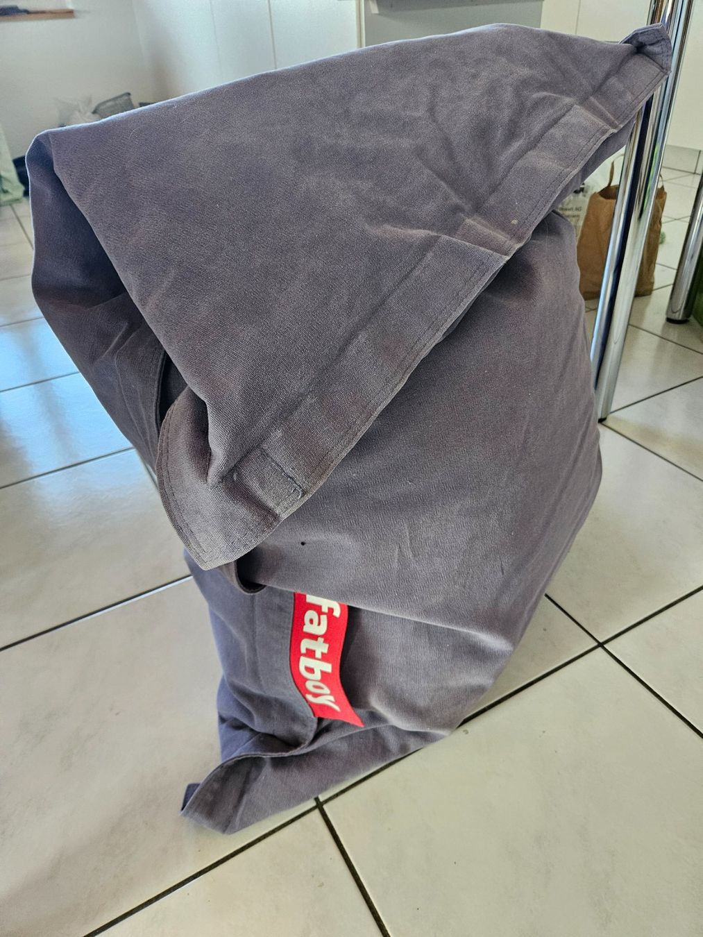Fatboy Kissen: Sitzsack grau "Fatboy" – Gebraucht aus Heimberg von ste_vlx7