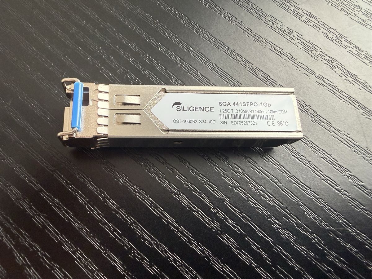 Unità & Adattatore: Siligence SFP-Transceiver Modul 1.25G Singlemode 10 km – Usato da Chur venduto da bia_mdq7
