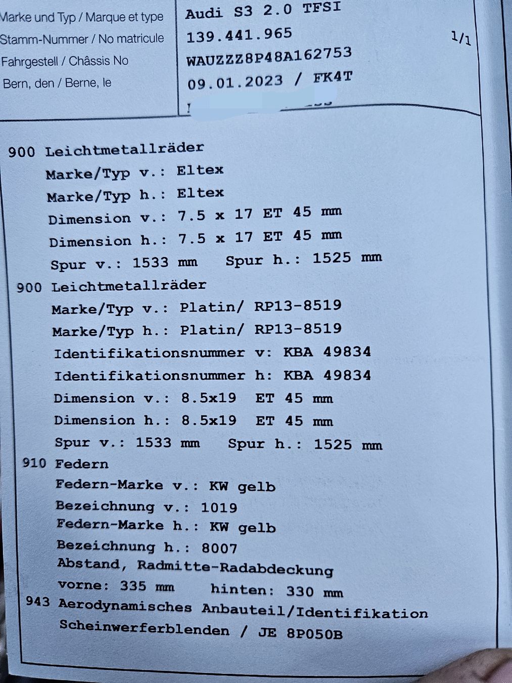 Audi Automobili: Audi S3 2.0 TFSI – Usato da Unterlangenegg venduto da sim_7q2n 4