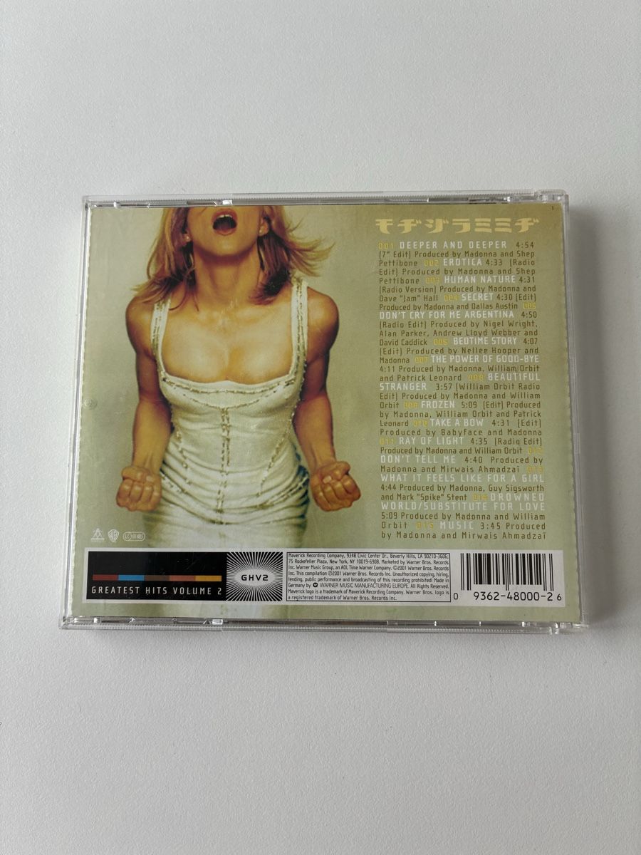 CDs: Madonna - Greatest Hits Volume 2 – D'occasion à Chur par Knokno199 1