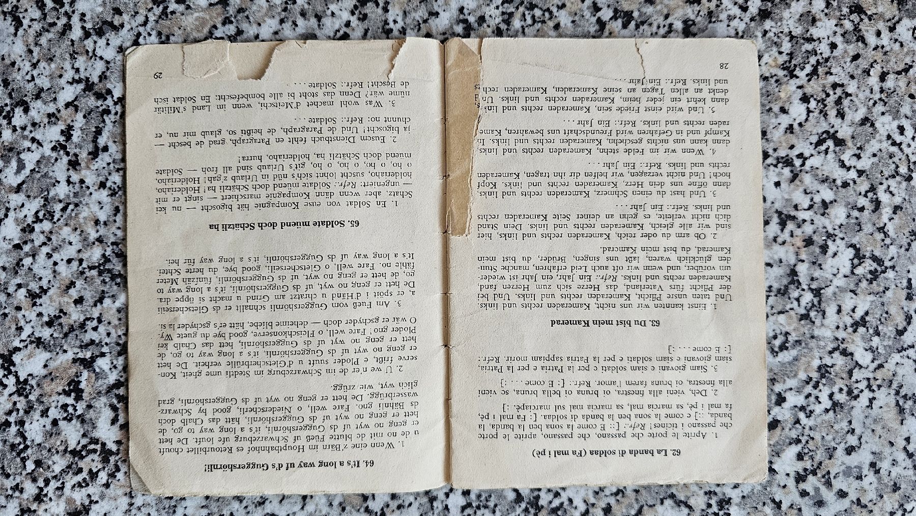 Livres: Schweizer Militär Historisches Liederbuch "Wir singen" mit L – D'occasion à Niederwil SG par ber_yb67 5